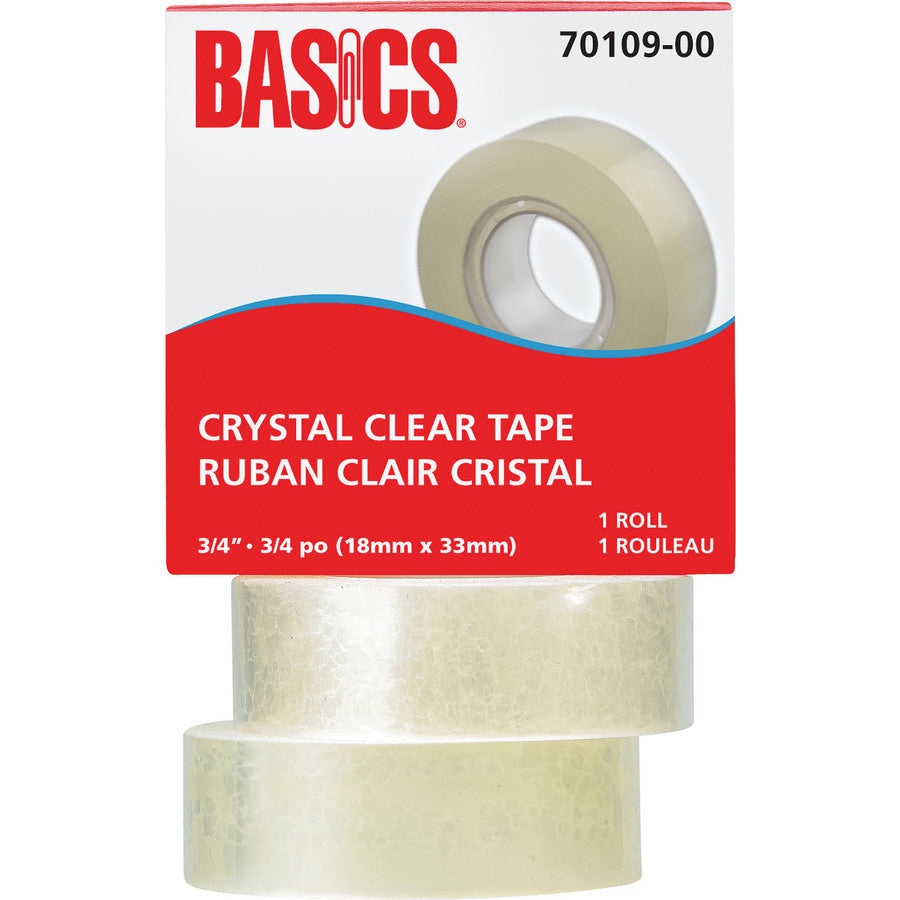 Basics® Crystal Clear Tape Refill 3/4" (18 mm x 33 m)