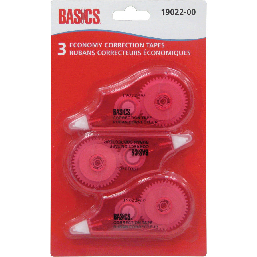 Basics Economy Correction Tape 3/pkg