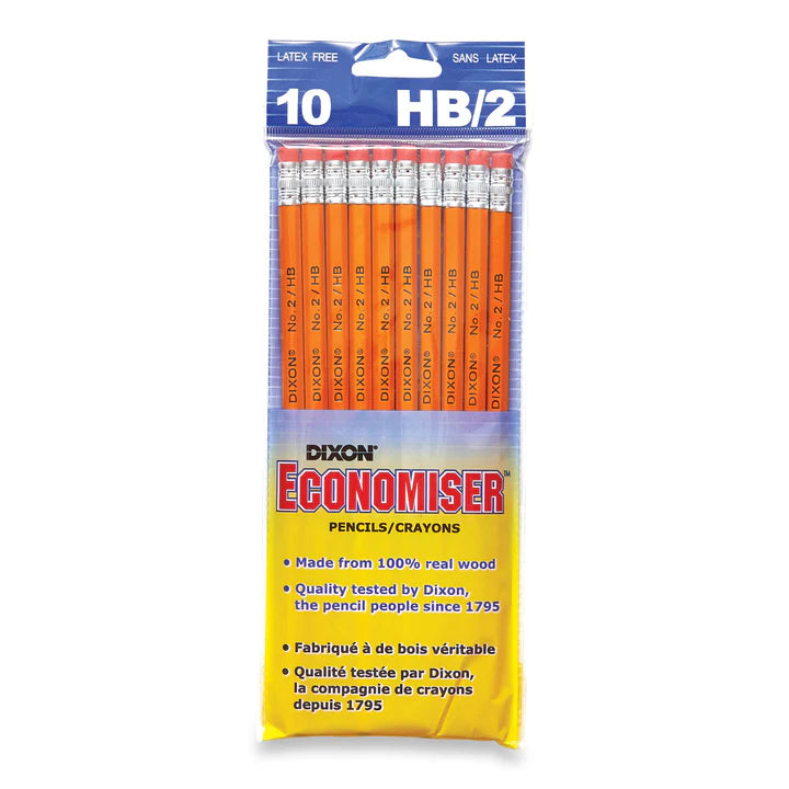 Dixon HB Economiser Pencils 10Pk