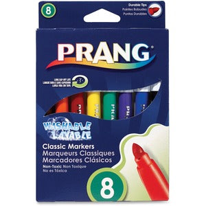 Prang Markers Bullet Tip Washable 8Pk