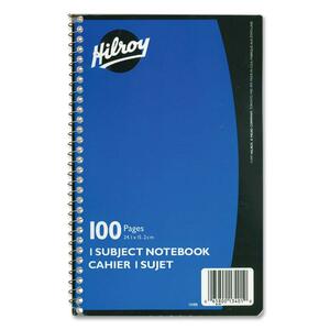 Hilroy Executive Coil One Subject Notebook 9x6 100P
