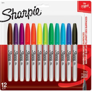 Sharpie Permanent Fine Point Marker 12Pk