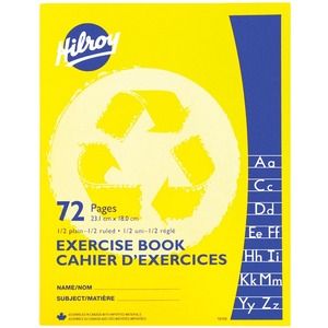 Hilroy Exercise Book Half Plain Half Ruled 7x9 72P