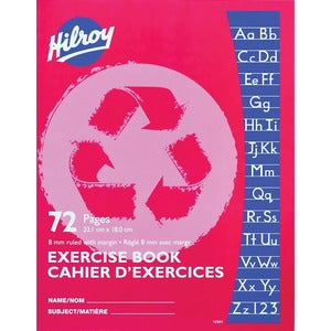 Hilroy Notebook 7x9 Ruled Margin 72P