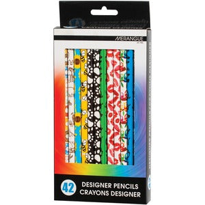 Merangue 42pk Designer Real Wood Pencils