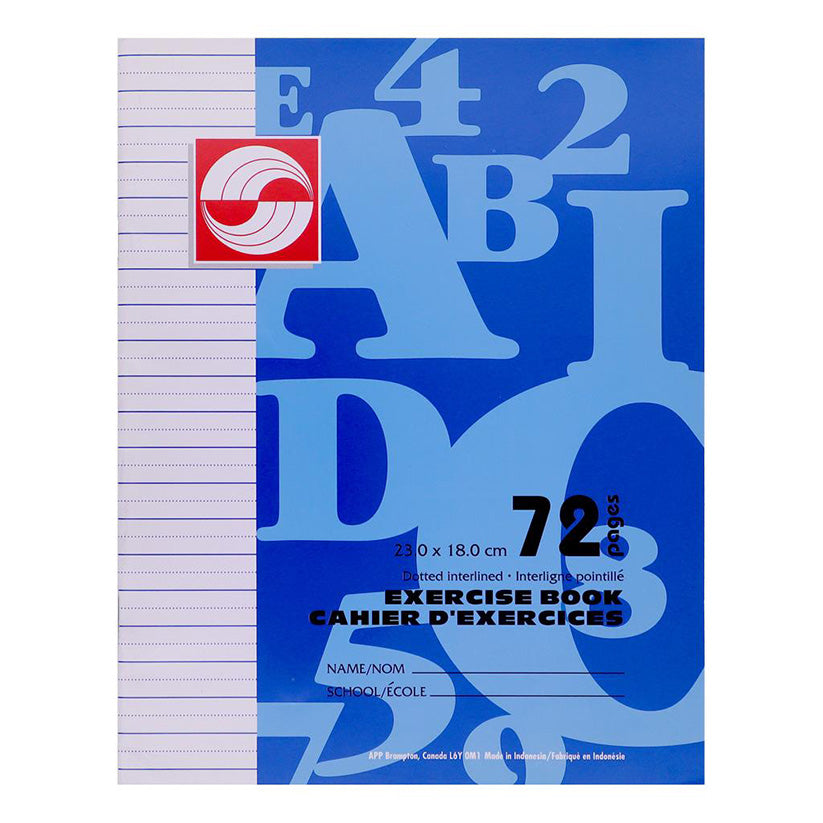 APP Exercise Book Dotted Interlined 72 Pages