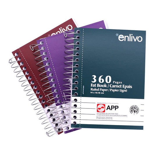 APP Coil Little Fat Book Ruled 360 Pages
