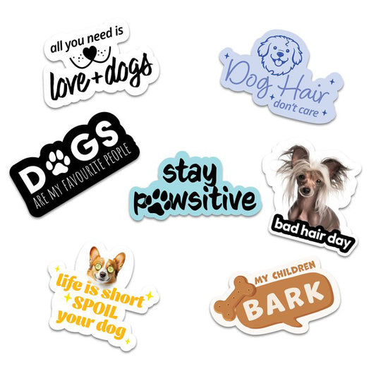 Avery Removable Vinyl Stickers Dogs 7/pkg