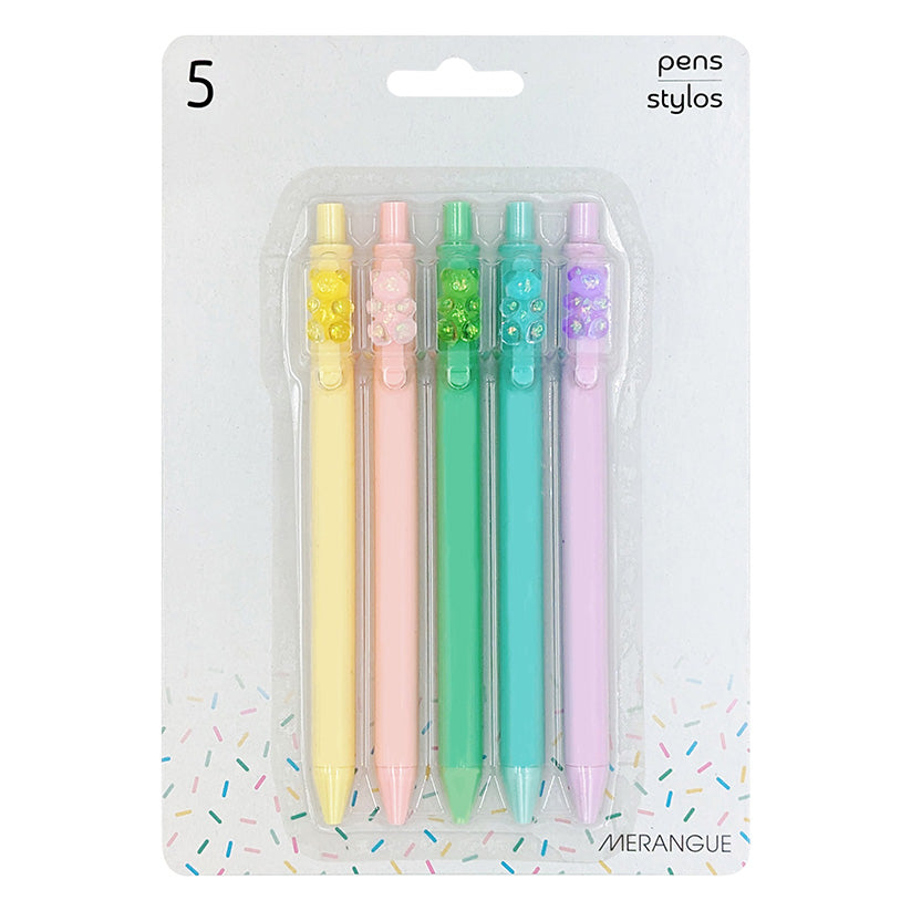 Merangue Gummy Bear Pens 5/pkg