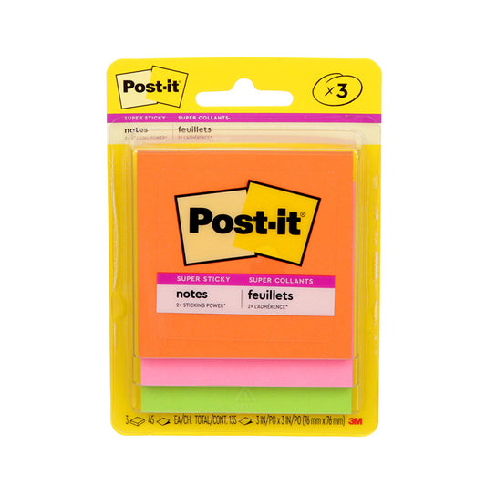 Post-it Notes Energy Boost Collection 3"x3"