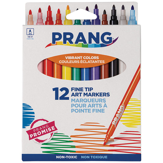 Prang Fine Line Markers 12/pkg