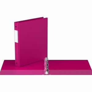 Davis Group® Essential Premium Economy Round Ring Binder (Pink 1")