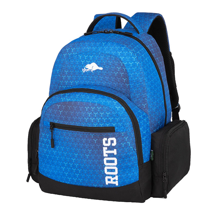 Roots Laptop Backpack Blue Print