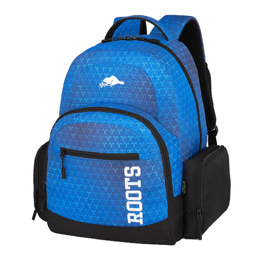 Roots Laptop Backpack Blue Print