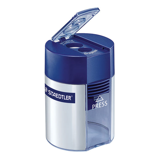 Staedtler Double Hole Pencil Sharpener with Container