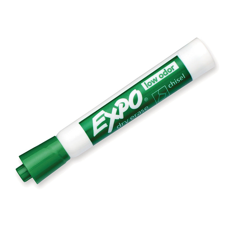 Expo Low Odour Chisel Tip Dry Erase Marker Green