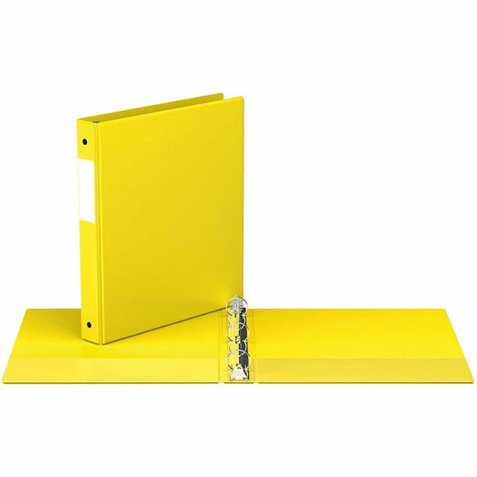 Davis Group® Essential Premium Economy Round Ring Binder (Yellow 1")