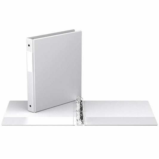 Davis Group® Essential Premium Economy Round Ring Binder (White 1")