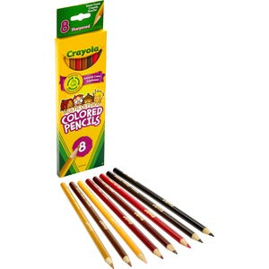 Crayola Multicultural Color Pencils 8Pk