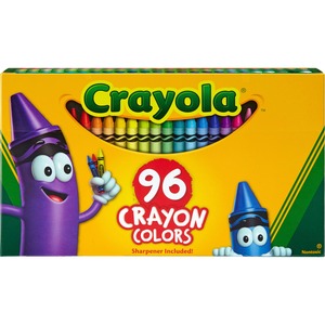 Crayola Crayons with Built In Sharpener 96Pk