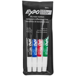 Expo Low Odor Markers Fine Point 4Pk