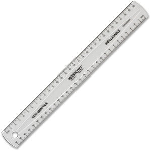 Westcott Transparent Nonshatter 30cm Ruler 30cm