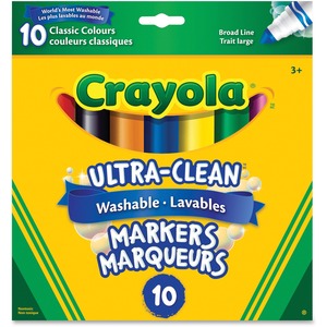 Crayola Markers Ultra-Clean Washable 10Pk