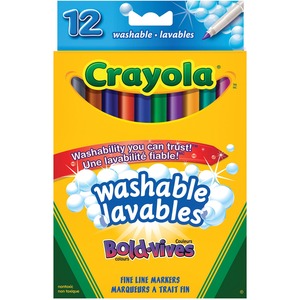Crayola Markers Bold Colours 12Pk
