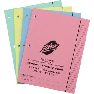 Hilroy Notebook 8.5x11 Hole Punched Ruled 80P