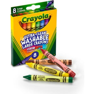 Crayola Crayons Large Washable 8Pk
