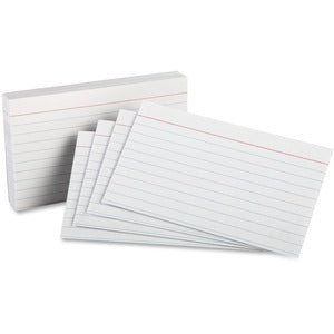 Oxford Printable Index Card - White - 10% Recycled Content
